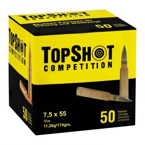 TOP SHOT - 7,5x55 swiss - 174 grain FMJ