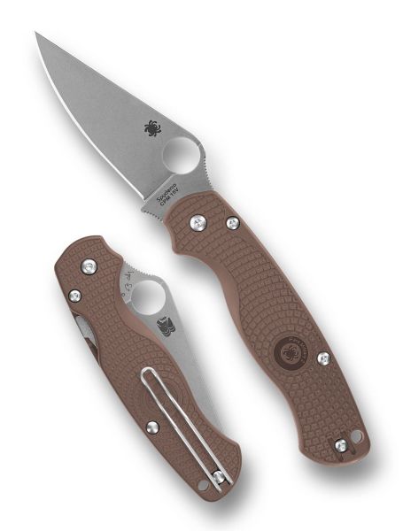 Spyderco - Para-Military 2 Limited Sprint Run CPM-15V Braun FRN