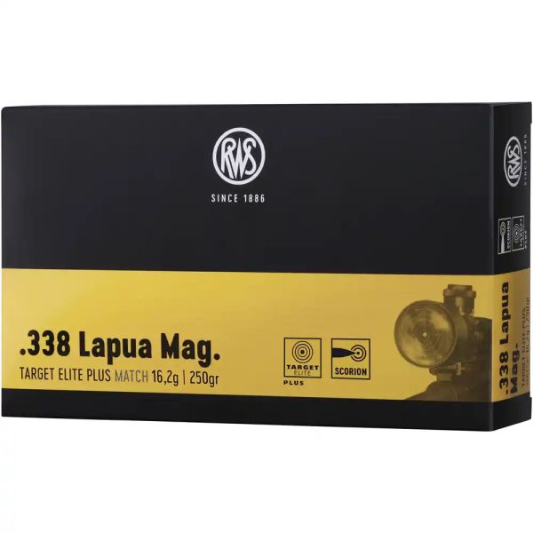RWS - Target Elite Plus - .338 Lapua.Mag. - 250grain