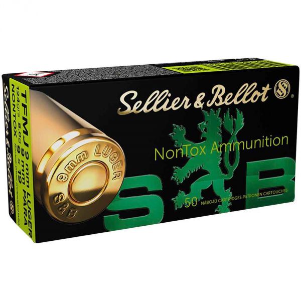 Sellier & Bellot - 9mm Luger TFMJ NonTox