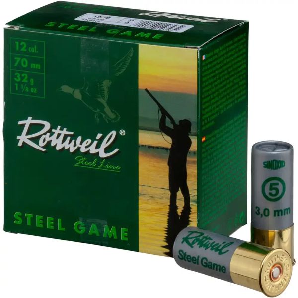 Rottweil - Steel Game - 3mm - 32g - Kal. 12/70