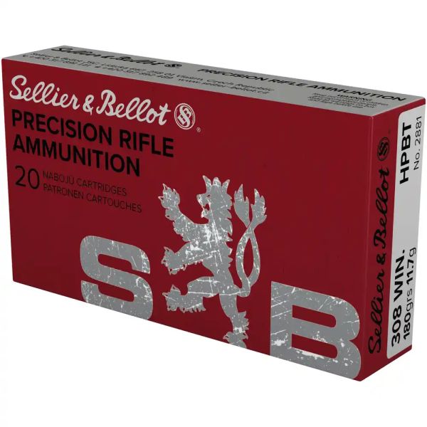 Sellier & Bellot - .308Win HPBT OTM - 180grs.