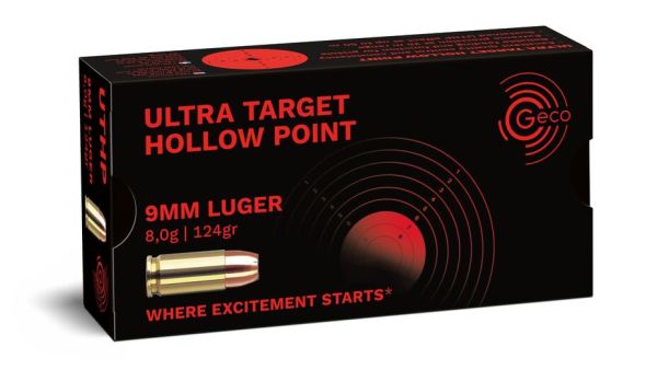 GECO - 9mmLuger Ultra Target HP - 124grain