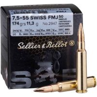 S&B - 7,5x55 swiss - 174 grain FMJ