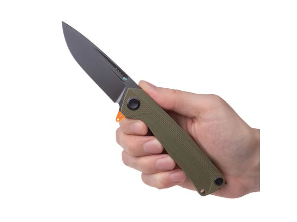 ANV - Z200 Plus - DLC Black - G10 Olive - Linerlock