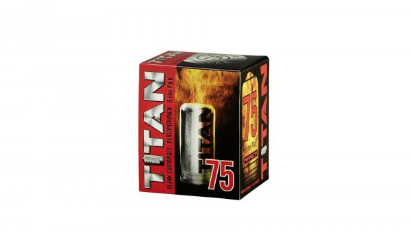 TITAN - Knallpatronen, cal. 9 mm P.A.K. - 75 Schuß