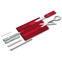 Victorinox - SwissCard Rot transparent