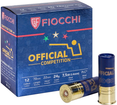 Fiocchi - Official Trap 24gr. 2,4mm - Kal. 12 - 250 Schuß