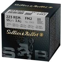 Sellier & Bellot - .223 Rem. FMJ 55grs. Sellier & Bellot - .223 Rem. FMJ 55grs.