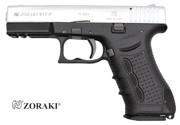 Zoraki - 917, Chrom / black - 9mm P.A.K.