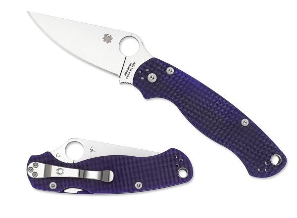 Spyderco - Para Military 2, G-10 Dark Blue