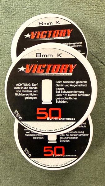 Victory - Knallpatronen, Kal. 8 mm Knall