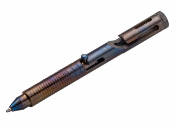 Böker Plus - Tactical Pen CAL.45 CID Titanium flamed